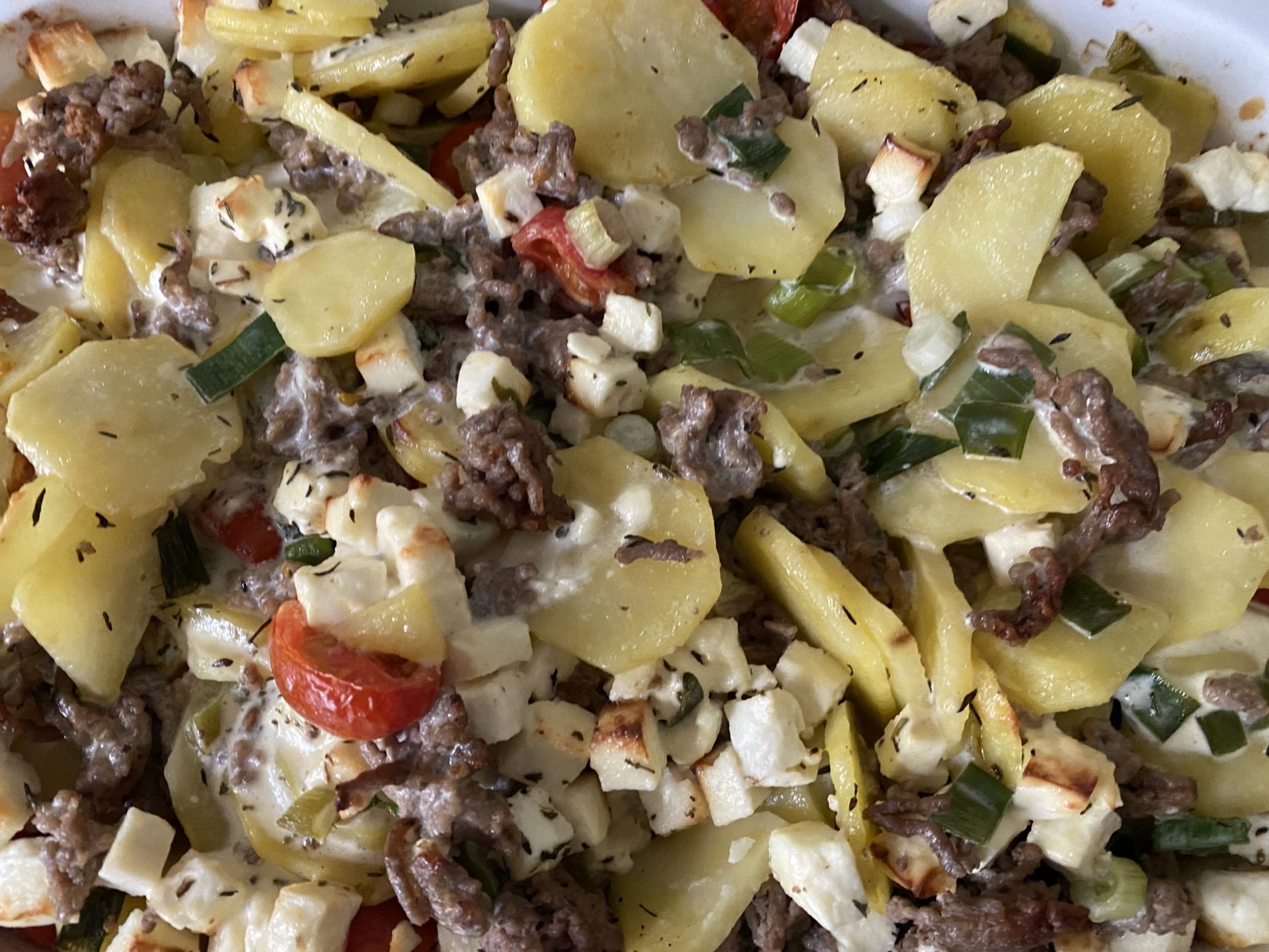 Hackfleischauf mit Feta